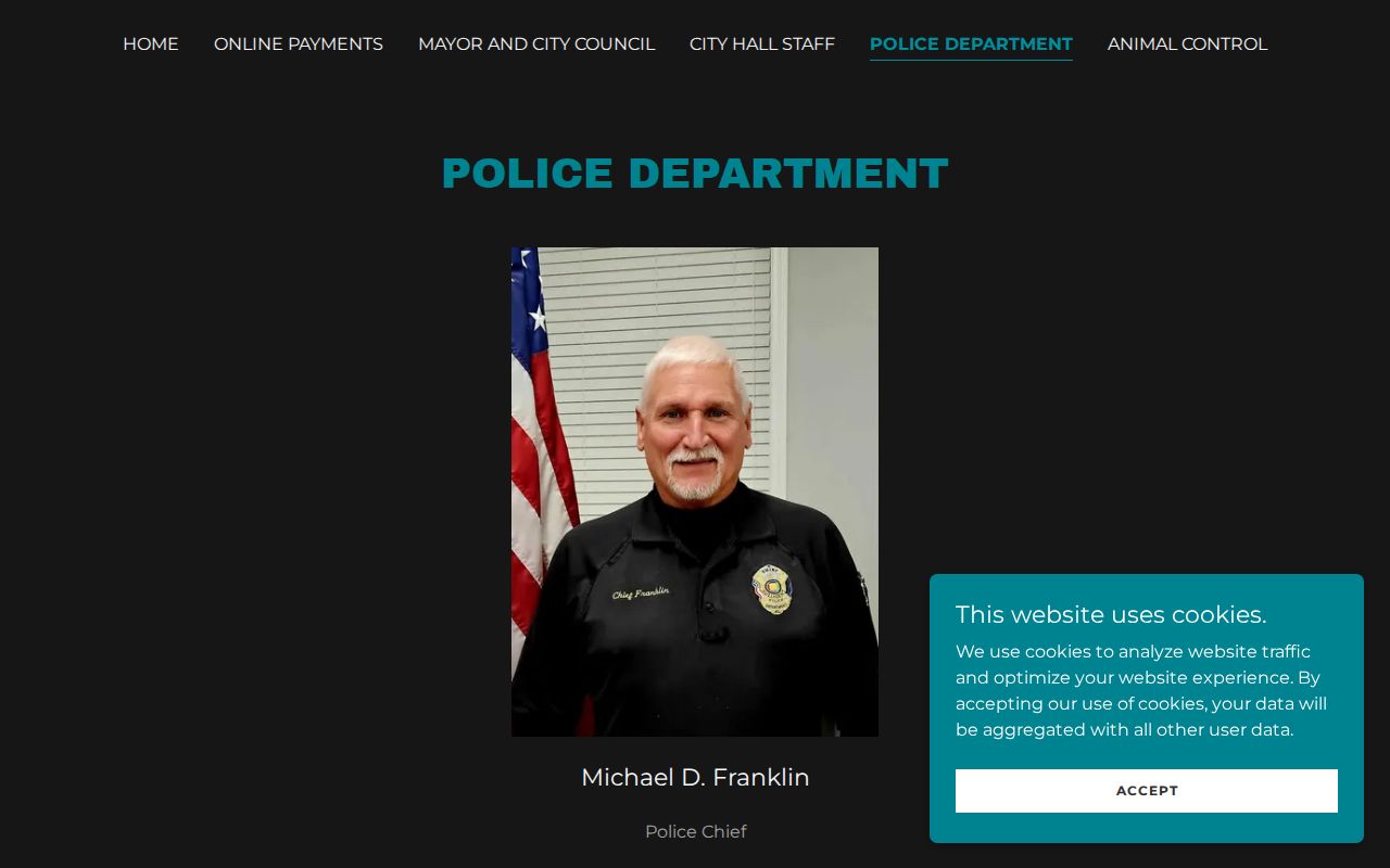 Sulligent Police Department official Lamar County arrest-record contact page